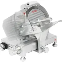 Metro Professional Schneidemaschine GFS4022, Eloxiertes Aluminium, 40.5 x 42.2 x 33.8 cm, 120 W, Klingen-Ø: 22 cm, Schnittstärke: 0-12 mm, silber