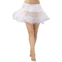 Buttinette Soft-Tüll Petticoat für Kinder, weiß, 3-lagig
