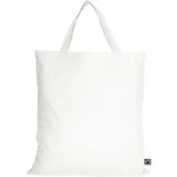 TEXXILLA 10er | 100er | 250er Pack Fairtrade Baumwolltasche - 14 Farben | mit zwei kurzen Henkeln | 38x42cm | Jutebeutel | Einkaufstasche | unbedruckt, weiß