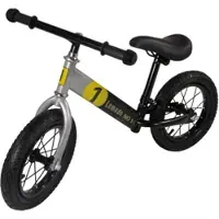 Lemodo Laufrad gelb mit Luftreifen, Kinderlaufrad 12 Zoll Lufträder, höhenverstellbares Balance Bike