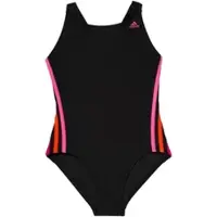 Adidas 3 Streifen I 1PC Kinder Badeanzug schwarz/pink - 104