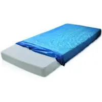 MaiMed 10 x Matratzenschoner Blau CPE 210 x 90 x 20 cm