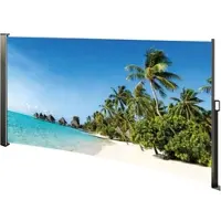 HTI Seitenmarkise mit Fotodruck Südsee
