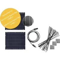 OSNATECH Ergänzungsmodul Mini-PV-Upgrade Flex 150W-2 "Balkonkraftwerk" Balkon-Solaranlage