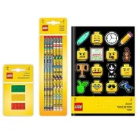 LEGO Schreib-Set (Radiergummis, Bleistifte, Notizbuch)