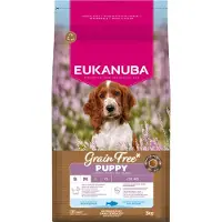 Eukanuba Dog Puppy Small/Medium Grainfree Hundefutter - Seefisch - 3 kg