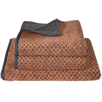 Dyckhoff Frottierserie Golden Shades 'Rhombus' Terracotta - Orange (Größe: Handtuch 50 x 100 cm)