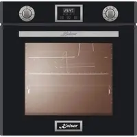 Kaiser EG 6374 Sp Gas Backofen 79L autark Grill Selbstreinigung Umluft Schwarz Glas 60 cm