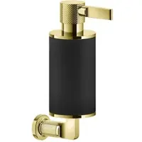 Gessi Inciso Seifenspender zur Wandmontage, Behälter matt schwarz, 58514