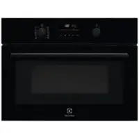 Electrolux EVL6E46Z Backofen mit Mikrowelle 45cm schwarz LED-Display