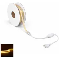 Longlife LED COB 230V LED Streifen 10W/m 360LED/m 10mm - Lichtfarbe: Warmweiß 2700K - Länge: ...