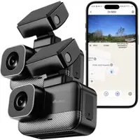 NavGear 2er-Set Mini-2K-Dashcam mit G-Sensor, GPS, Parkwächter, WLAN, App
