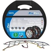 Pro Plus Schneeketten KN70 9mm Tüv geprüft Spurkreuzkette 9mm zur Schnellmontage 13 -16 ́ ́