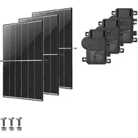 Enphase Photovoltaik-Paket 12 kWp mit Mikrowechselrichtern, 30 Solarmodulen Glas-Glas black frame (* 0% MwSt. gem. §12 Abs. 3 UstG)