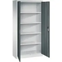 C+P Büroschrank Acurado, 1950x930x400mm, 7035/7016