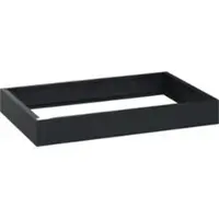 C+P auf 100mm hohem Sockel 100x800x500mm Sockelfarbe RAL 7021 Schwarzgrau Material Unterbau Stahl