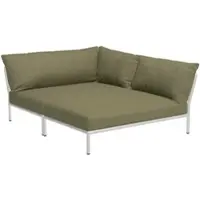 Houe LEVEL 2 Cozy Ecke Kissen rechts Aluminiumgestell