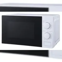 Aro Mikrowelle MW10720G, SPCC laminierter Stahl, 44 x 34 x 25.8 cm, 20 L, 9 Programme, 700 W / 230 V, Timer, Auftau- und Grillfunktion, weiß