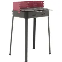 Mille Flavia s/r 45 - Handgefertigter Eisen-Holzkohlegrill - 45,5x29,5cm