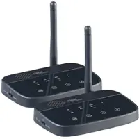 Auviso 2er-Set 2in1-Audio-Sender & -Empfänger, Bluetooth 4.2, aptX