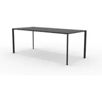 Vermobil Robuster Gartentisch Fox 200x90 cm schwarz NE