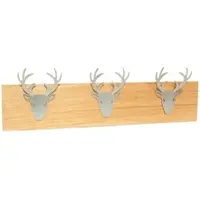 Designimdorf Deer Hock - Kleiderhacken Eiche