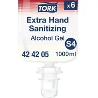 Tork Extra Händedesinfektionsgel S4, Desinfektionsmittel ohne klebrige Rückständ...