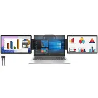 Auviso Tragbarer Dual-Monitor mit je 29,5 cm, Triple-Monitor-Extender, 15 W