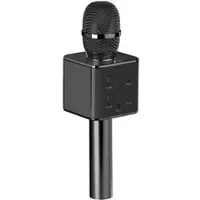 Auviso Karaoke-Mikrofon mit Bluetooth, MP3-Player, Lautsprecher und Akku