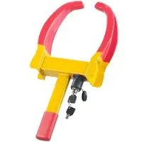 Lescars Universal-Radkralle zum Fahrzeug-Diebstahlschutz für Reifen bis 265 mm