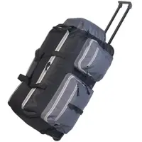 Xcase Faltbare XL-Reisetasche mit Trolley-Funktion & Teleskop-Griff, 72 l