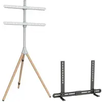 General Office Schwenkbarer TV-Ständer, 40" bis 65", mit Universal-Soundbar-Halterung