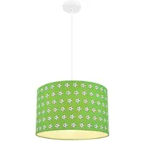 Globo LED Hängelampe Kinderzimmerleuchte Fußball Pendellampe grün Spielzimmerlampe, 11W 1055lm warmweiß, DxH 35 x 120 cm