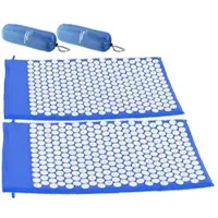 Newgen medicals 2er-Set Entspannungsmatten mit 9075 Druckpunkten, 80 x 50 x 2 cm