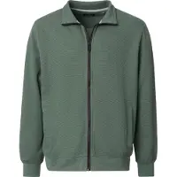 Casa Moda Sweatjacke Basic in Grün | Gr.: 3XL