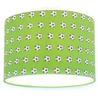 Globo LED Deckenleuchte Fußball Deckenlampe grün Fußball Kinderzimmerleuchte Decke, Metall, 11W 1055Lm warmweiß, DxH 30x25,5 cm