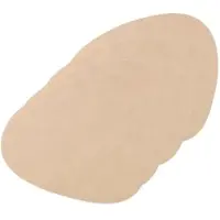 Lind DNA Tischset Curve L Nupo Sand (4er Set)-37 x 44 cm