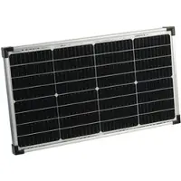 Autre Mobiles Solarpanel mit monokristallinen Zellen, 60 W, silber