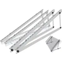 Revolt Verstellbare Aluminium-Solarpanel-Halterung, 48" / 118 cm, bis 150 kg