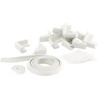 INFACTORY Universal-Kantenschutz-Set in beige, 12 Eckenschützer, 8m Kantenschutz