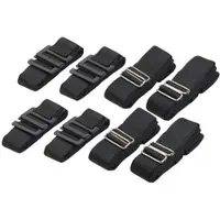AGT 2er-Set Doppel-Tragegurte für 2 Personen, belastbar bis 360 kg, Tasche