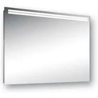 Schneider ARANGA LED-Lichtspiegel, mit Spiegelheizung und Steckdose, 915x48x700mm, Lichtbänder oben, weiß, 160.691.01.0001