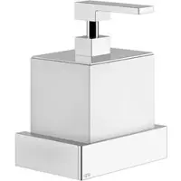 Gessi Rettangolo Accessoires Seifenspender zur Wandmontage, Behälter weiss, 20813