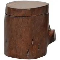 MiaMöbel Sitzhocker Timber höhenverstellbar Massivholz, Metall Sheesham