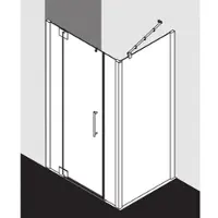 Kermi PX1GL110181YK Pendeltür Pasa XP 1GL 1100x