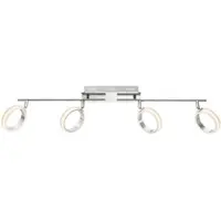 Globo Lighting Globo Idaho Strahler Aluminium Chrom, 4xLED; 56043-4L