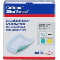 1001 Artikel Medical GmbH Cutimed Siltec Sorbact Pu-Verb.10x10 cm 12 ST