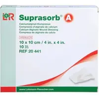 ACA Müller/ADAG Pharma Suprasorb A Calciumalginat Kompr.10x10 cm 10 ST