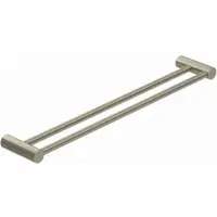 Kludi VELA R Doppel-Badetuchhalter 58988N5 600 mm, Stainless Brushed Nickel PVD