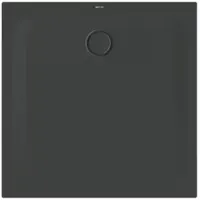 Bette quadrat Duschwanne „BetteUltra“ 1000 × 1000 mm ohne Oberflächenbeschichtung, ohne Oberflächenveredelung, ohne Wannenträger, in Ebony